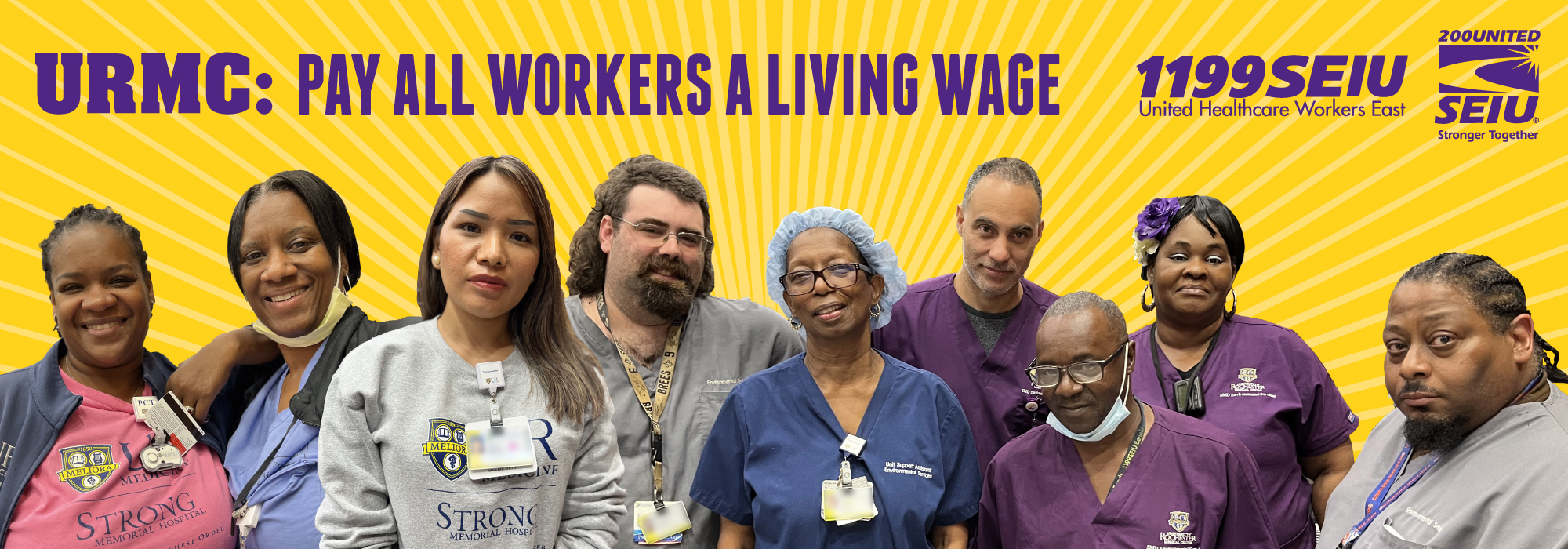 Stand With URMC Workers! Pay All Workers a Living Wage